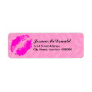 Search for lipstick kiss return address labels Kisses