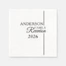 Search for family reunion napkins Simple