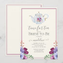 Search for tea time bridal shower invitations Teapot