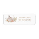 Search for fall pumpkin return address labels Elegant