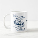 Search for funny boating mugs Navy blue