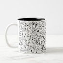 Recherche de musical tasses Noir et blanc