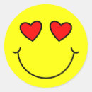 Search for heart eye emoji stickers Yellow