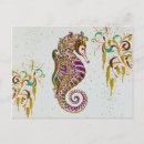 Search for purple seahorse postcards Beach