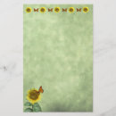 Search for sunflower stationery paper Butterflies