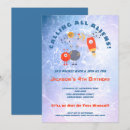 Search for boys 4th birthday invitations Outer space
