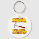 Search for smart round keychains Humour