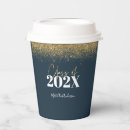 Search for graduation paper cups Blue