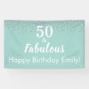 Search for teal birthday banners Blue