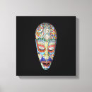 Search for african tribal canvas prints Blue