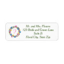 Search for round circle return address labels Green
