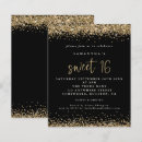 Search for confetti sweet 16 invitations Sparkly