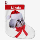 Search for shih tzu christmas stockings Animals
