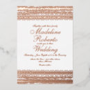 Search for elegant lace wedding invitations Gold