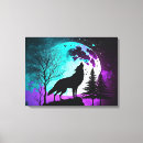 Search for howling canvas prints Wildlife