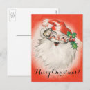 Search for 1950s santa postcards Merry christmas