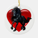 Search for stallion ornaments Friesian