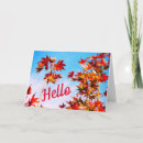 Search for red maple leaf cards Autumn