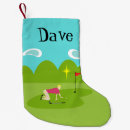 Search for golfer christmas stockings For him