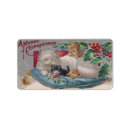 Search for victorian cat return address labels Vintage
