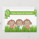Search for triplet birth announcement cards Boy