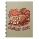 Search for red panda notebooks Kawaii