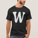 Recherche de monogramme w tshirts Initiale