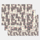 Search for gray and white wrapping paper Kitten