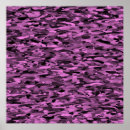 Recherche de motif de camouflage posters Violet