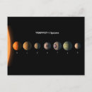 Search for group of seven postcards Space