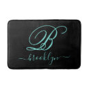 Search for teal bathroom accessories Monogrammed
