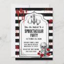 Search for bones halloween invitations Scary