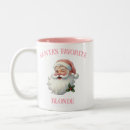 Search for pink santa mugs Vintage