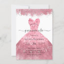 Search for pink dress quinceanera invitations Sparkle