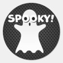 Search for cute cartoon ghost stickers Black