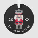 Search for nutcracker soldier ornaments Red