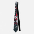 Search for red splatter ties Black