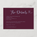 Recherche de rouge cramoisi invitations Calligraphie