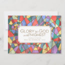 Search for stained glass christmas cards Religious