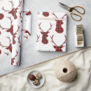 Search for reindeer wrapping paper Pattern