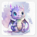 Search for purple dragon stickers Watercolor