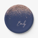 Recherche de navy wedding plates Pour elle