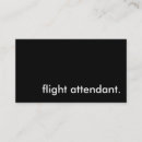 Search for flight attendant business cards Professional
