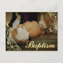 Search for religious baby baptism postcards Gold