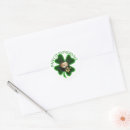 Search for lucky irish stickers Four leaf clover