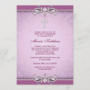 Search for pink damask first communion invitations Elegant