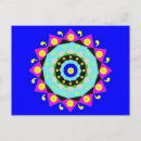 Recherche de mandala cartes postales Conception