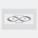 Search for silver rectangle wedding stickers Winter