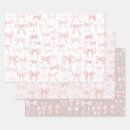 Search for pink bow wrapping paper Girly