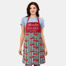 Search for cherry aprons Gingham